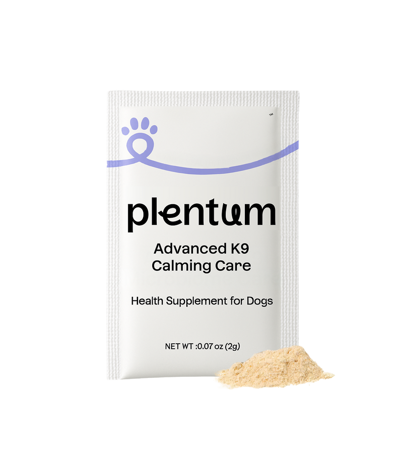 Plentum Calming Care 2 g melatonin-free calming powder sachet for dogs