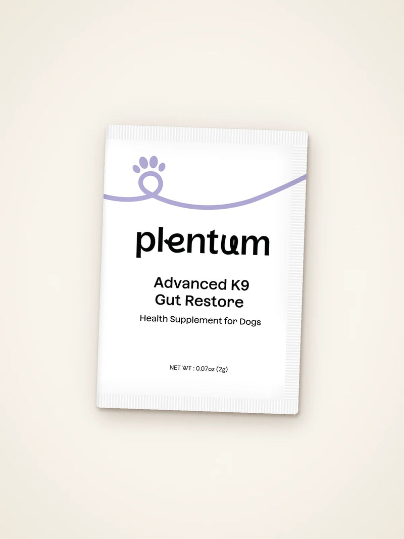 Advanced K9 Gut Restore 2 g sachet, front panel