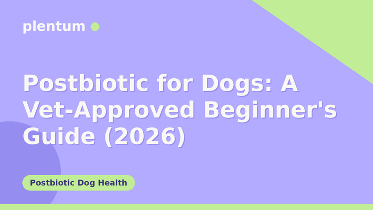 Plentum postbiotic dog supplement — Postbiotic for Dogs: A Vet-Approved Beginner's Guide (2026)