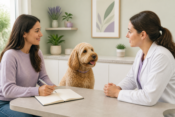 Editorial image for How to Talk to Your Vet About General for Dogs (2026 Guide)