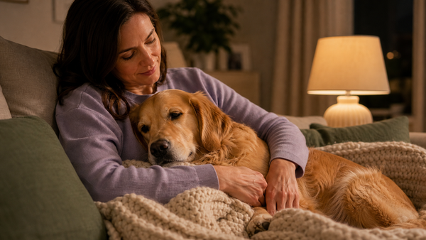 Plentum dog wellness guide hero for how to prepare your dog for stressful events