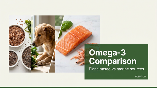 Plant-Based vs. Marine Omega 3s for Dogs: What the Science Says