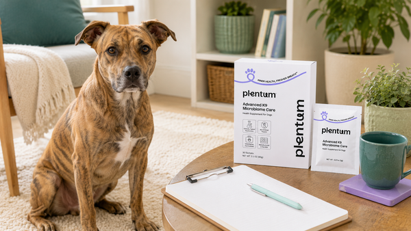 Plentum blog hero for Do Dog Probiotics Actually Work? | Plentum
