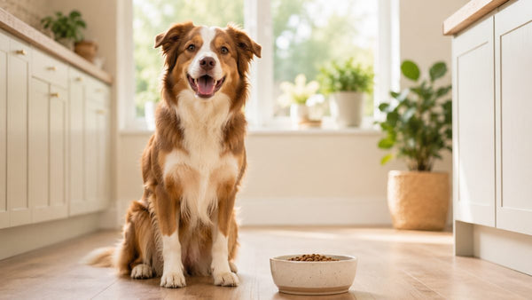 Dog digestive supplement representing digestive enzymes versus probiotics for dogs