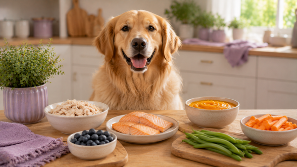 What Can Dogs Eat? The Complete Food Safety Guide for Dogs featured image with dog feeding routine