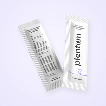 Plentum Microbiome Care dog supplement pack