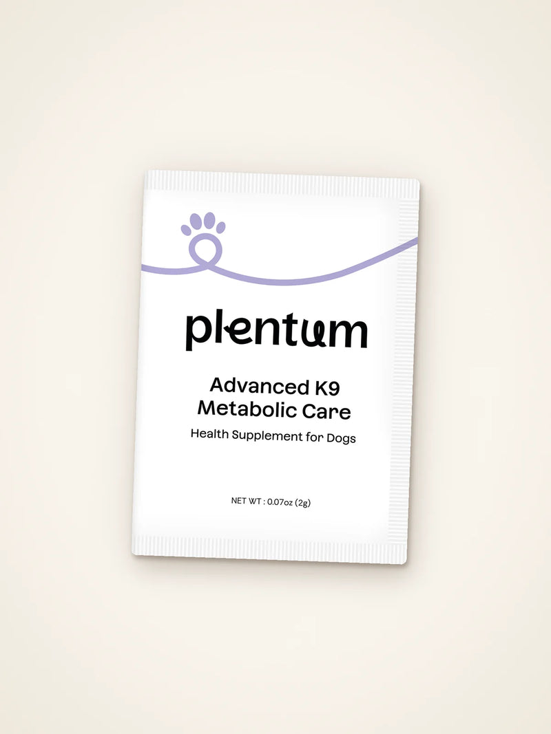 Advanced K9 Metabolic Care 2 g sachet, front panel
