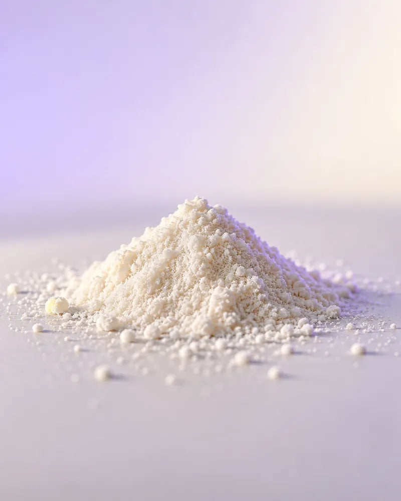 Fine probiotic powder representing the proprietary probiotic blend